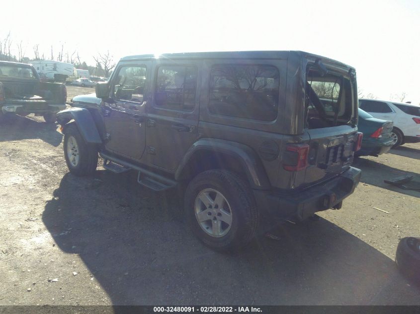 2021 JEEP WRANGLER UNLIMITED SAHARA ALTITUDE 1C4HJXEN9MW580137