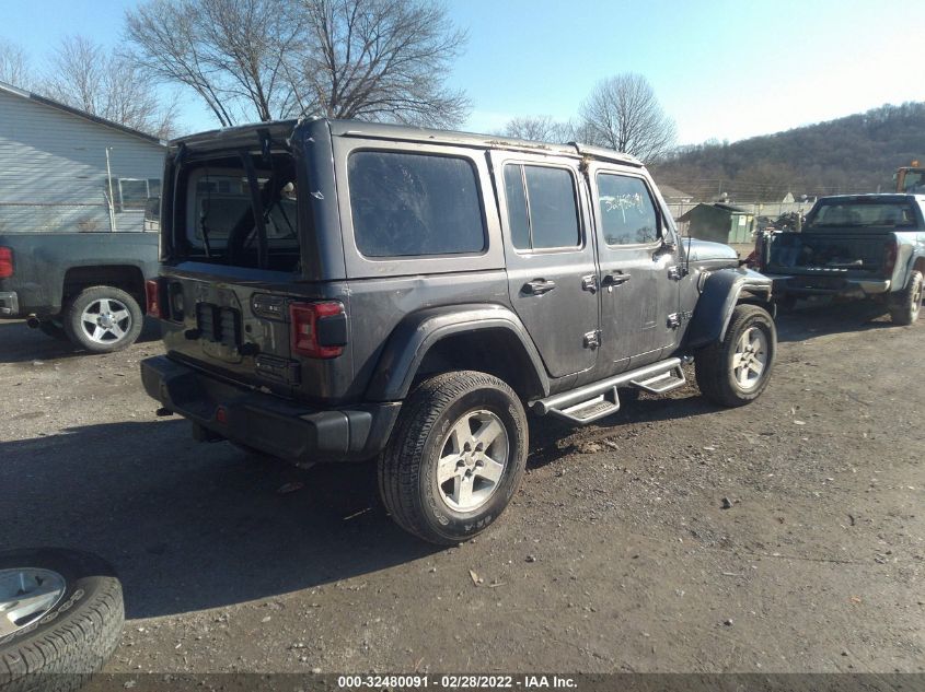 2021 JEEP WRANGLER UNLIMITED SAHARA ALTITUDE 1C4HJXEN9MW580137