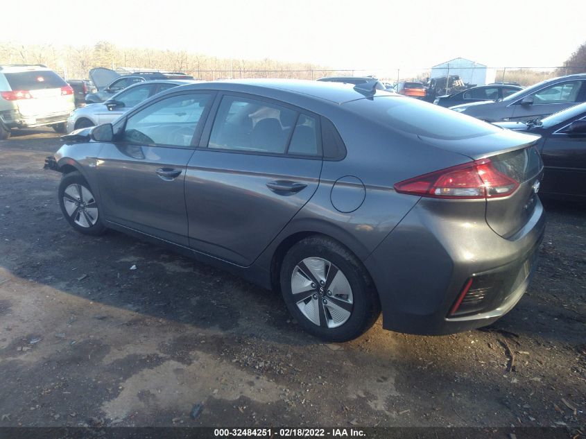 2019 HYUNDAI IONIQ HYBRID BLUE KMHC65LC9KU180178