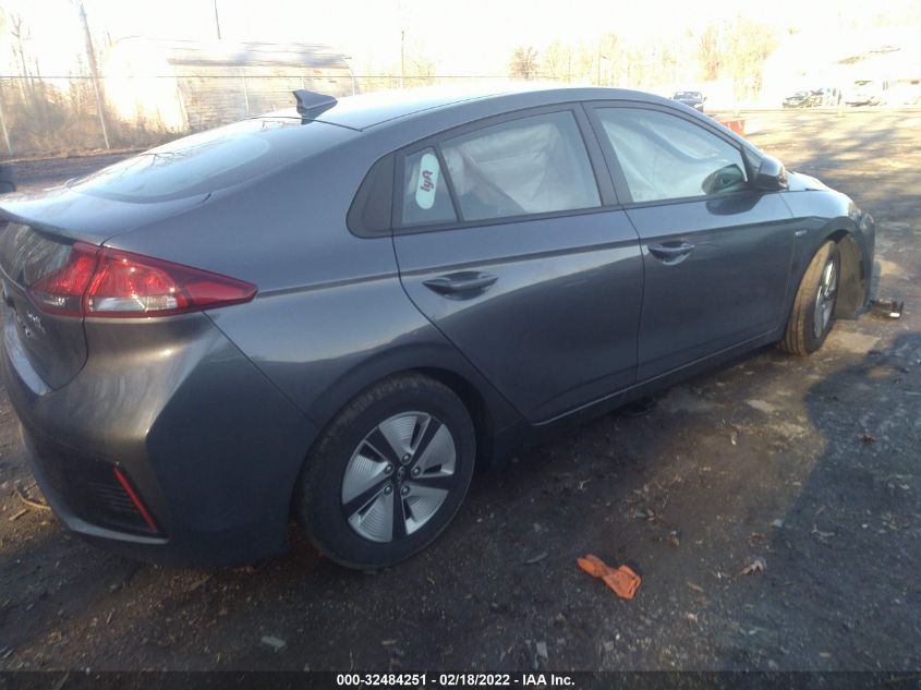2019 HYUNDAI IONIQ HYBRID BLUE KMHC65LC9KU180178