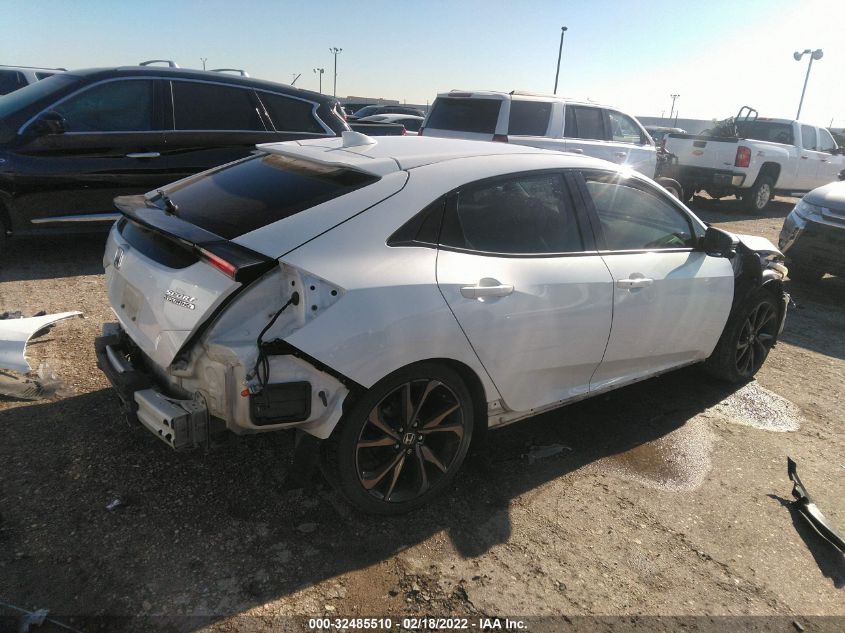 2018 HONDA CIVIC HATCHBACK SPORT TOURING SHHFK7H96JU218624