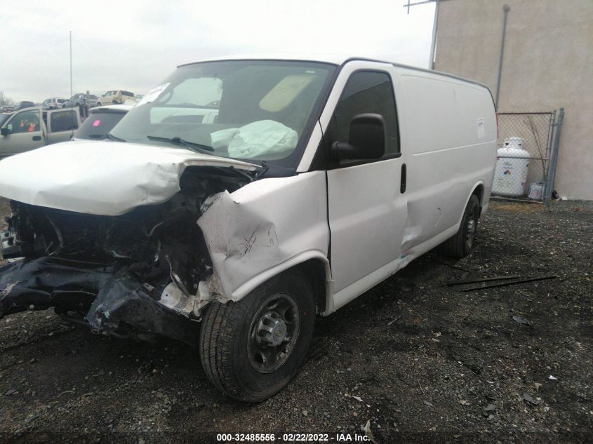 2013 CHEVROLET EXPRESS CARGO VAN 1GCWGFBA0D1115082