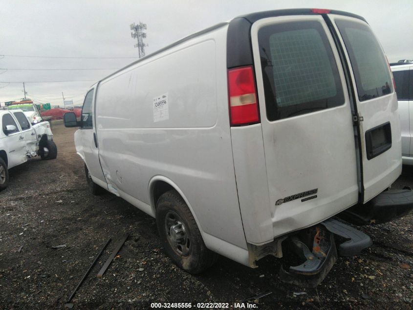 2013 CHEVROLET EXPRESS CARGO VAN 1GCWGFBA0D1115082