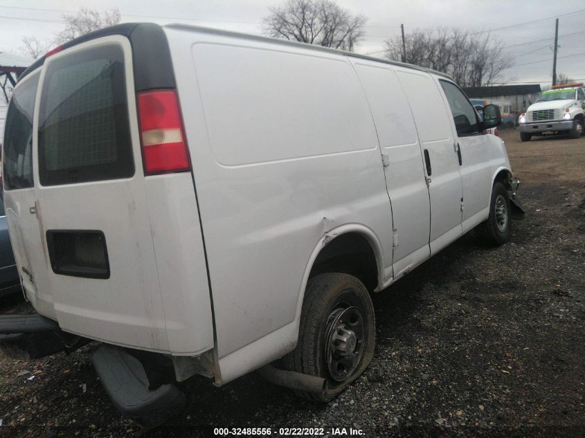 2013 CHEVROLET EXPRESS CARGO VAN 1GCWGFBA0D1115082
