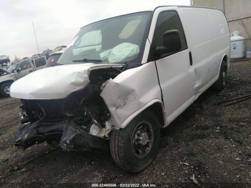 2013 CHEVROLET EXPRESS CARGO VAN 1GCWGFBA0D1115082