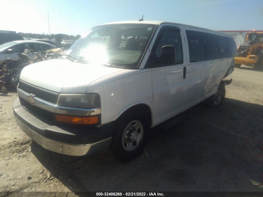 2014 CHEVROLET EXPRESS PASSENGER LS 1GAZGZFG4E1207092