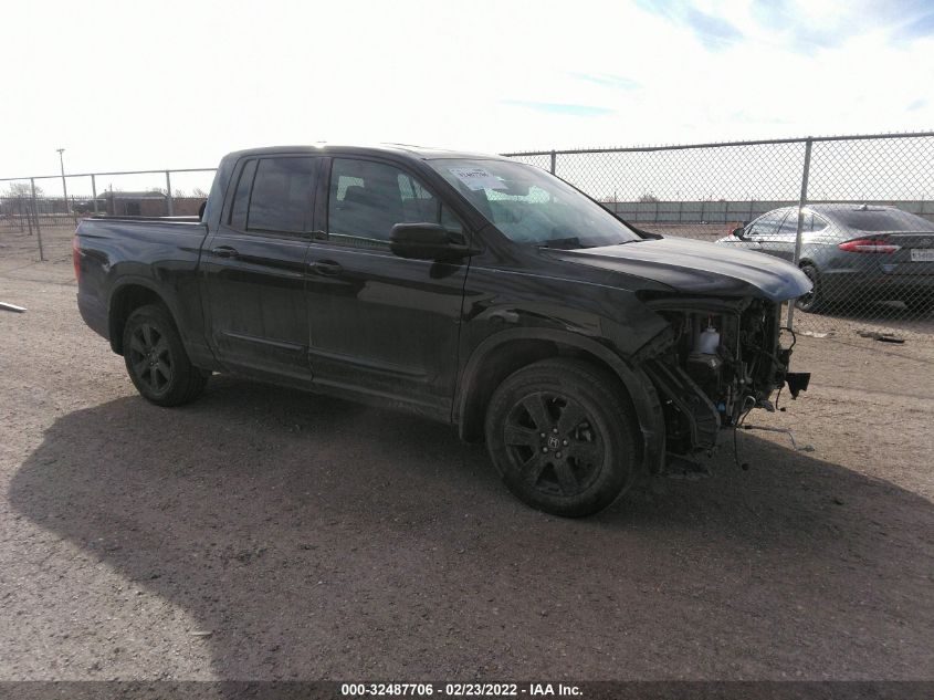 2019 HONDA RIDGELINE BLACK EDITION 5FPYK3F89KB045431