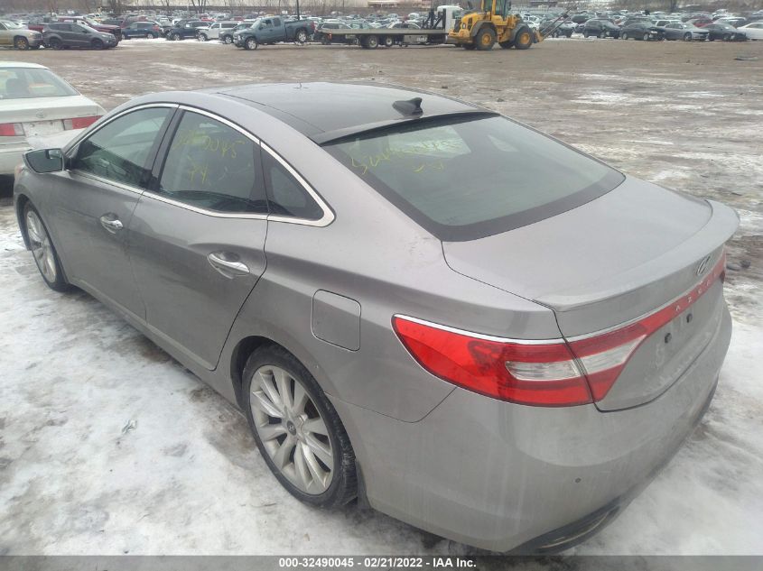 2013 HYUNDAI AZERA KMHFH4JGXDA204256