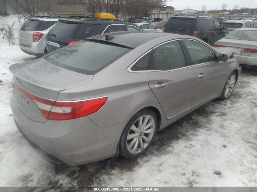 2013 HYUNDAI AZERA KMHFH4JGXDA204256