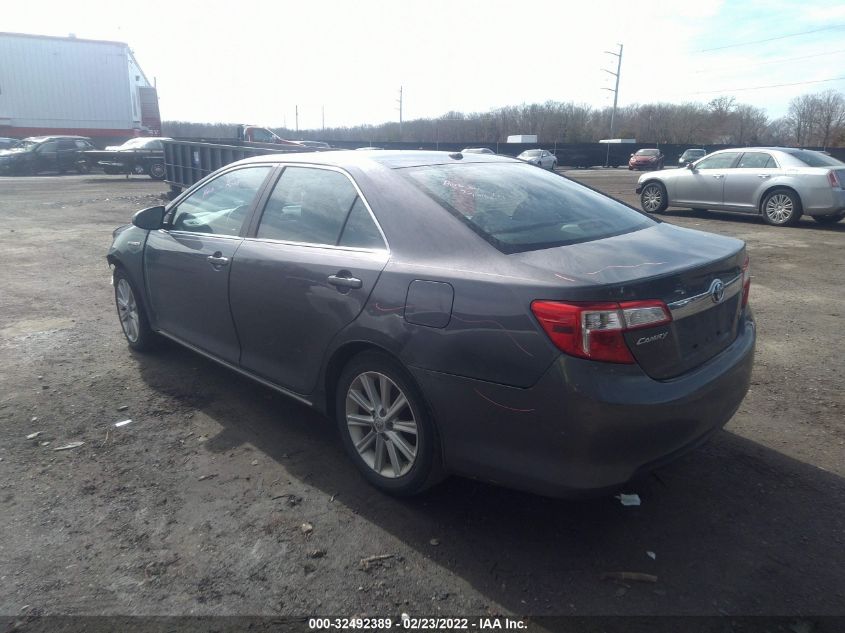 2013 TOYOTA CAMRY HYBRID LE/XLE 4T1BD1FK2DU066961