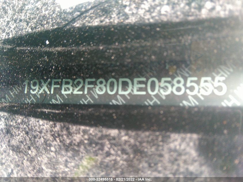 2013 HONDA CIVIC SDN EX 19XFB2F80DE058555