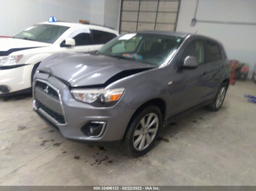 2014 MITSUBISHI OUTLANDER SPORT ES 4A4AP3AUXEE030418