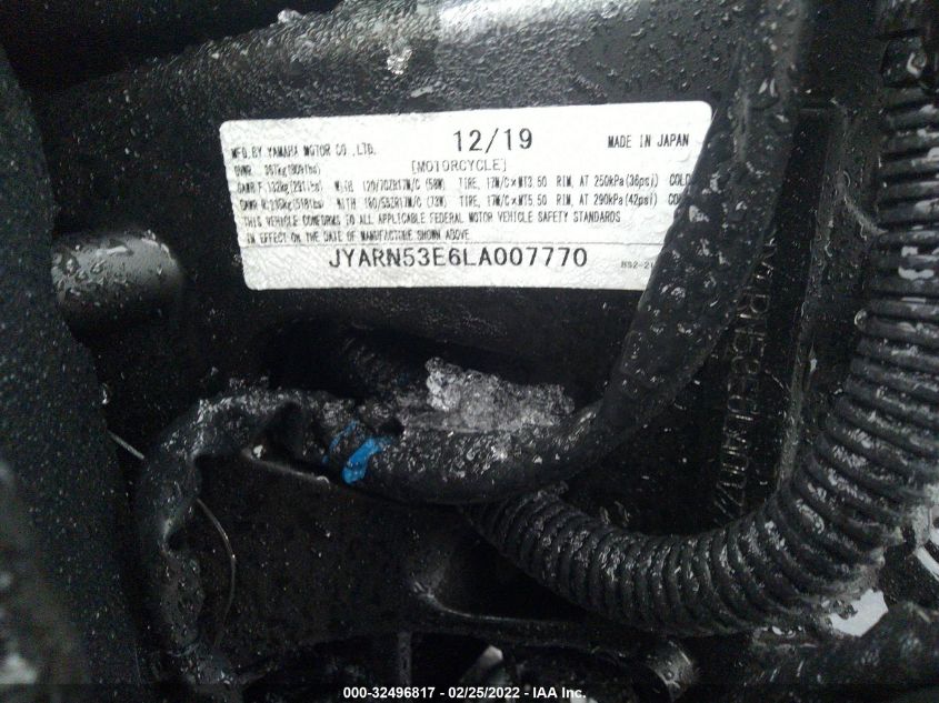 2020 YAMAHA MT09 JYARN53E6LA007770