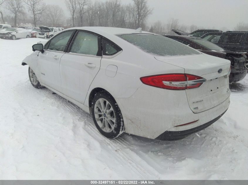 2019 FORD FUSION HYBRID SE 3FA6P0LU2KR238235