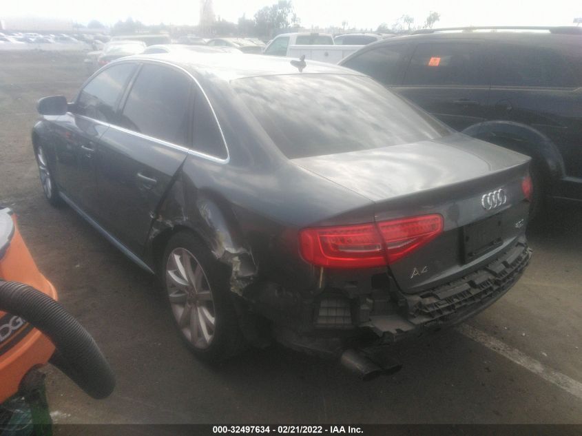 2014 AUDI A4 PREMIUM WAUBFAFL4EA054771