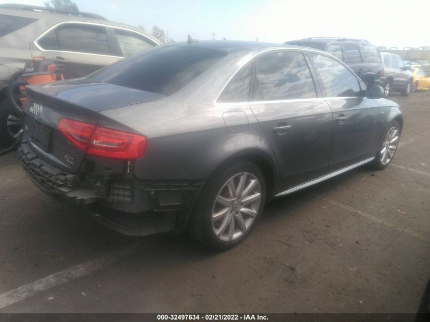 2014 AUDI A4 PREMIUM WAUBFAFL4EA054771