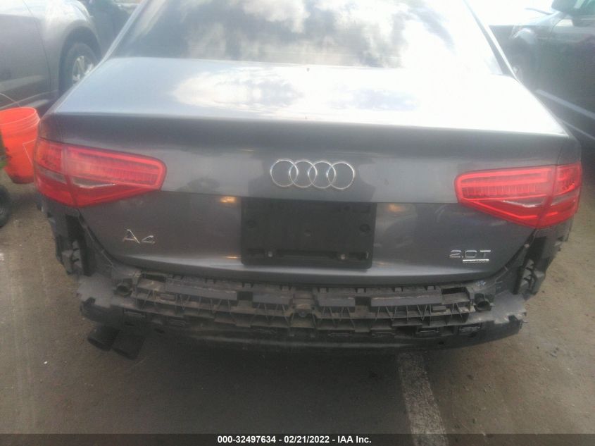 2014 AUDI A4 PREMIUM WAUBFAFL4EA054771
