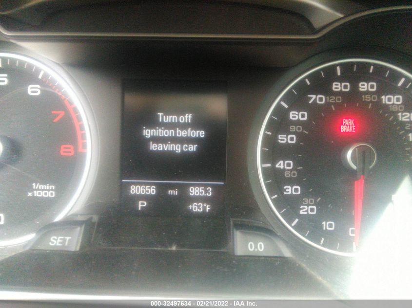 2014 AUDI A4 PREMIUM WAUBFAFL4EA054771