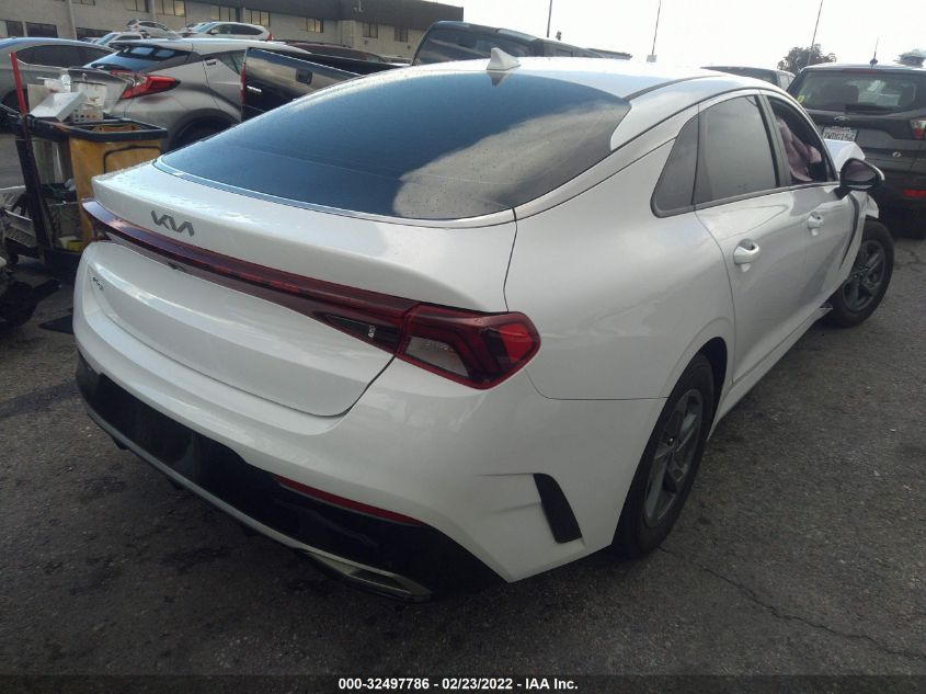 2022 KIA K5 LXS 5XXG14J25NG083224