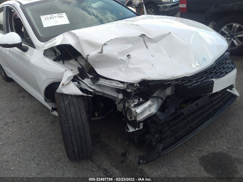 2022 KIA K5 LXS 5XXG14J25NG083224