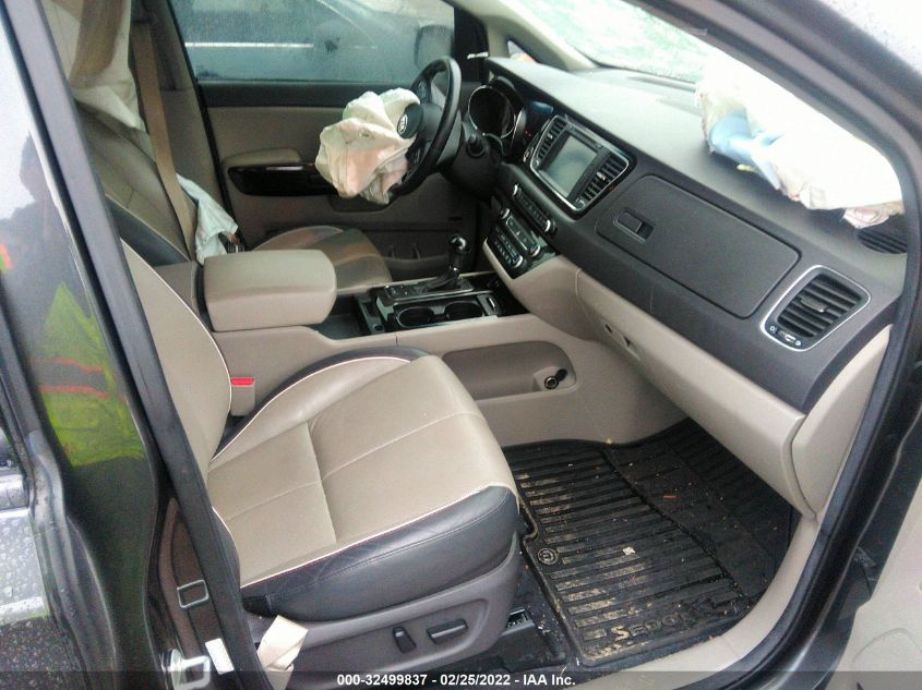 2016 KIA SEDONA SX KNDMC5C17G6158384