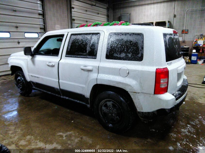 2016 JEEP PATRIOT SPORT 1C4NJPBA3GD575634