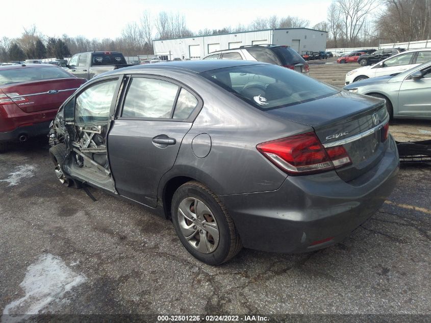 2013 HONDA CIVIC SDN LX 19XFB2F56DE282628