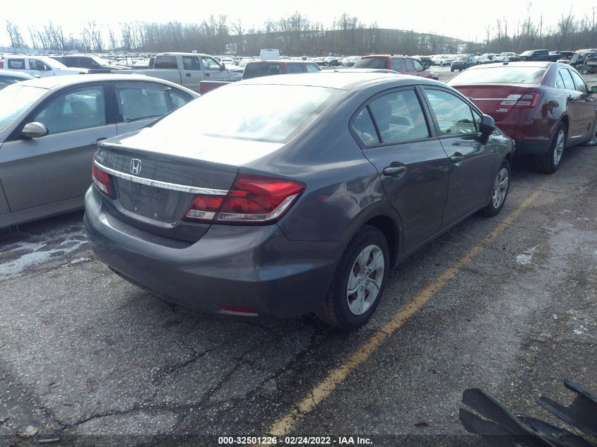 2013 HONDA CIVIC SDN LX 19XFB2F56DE282628