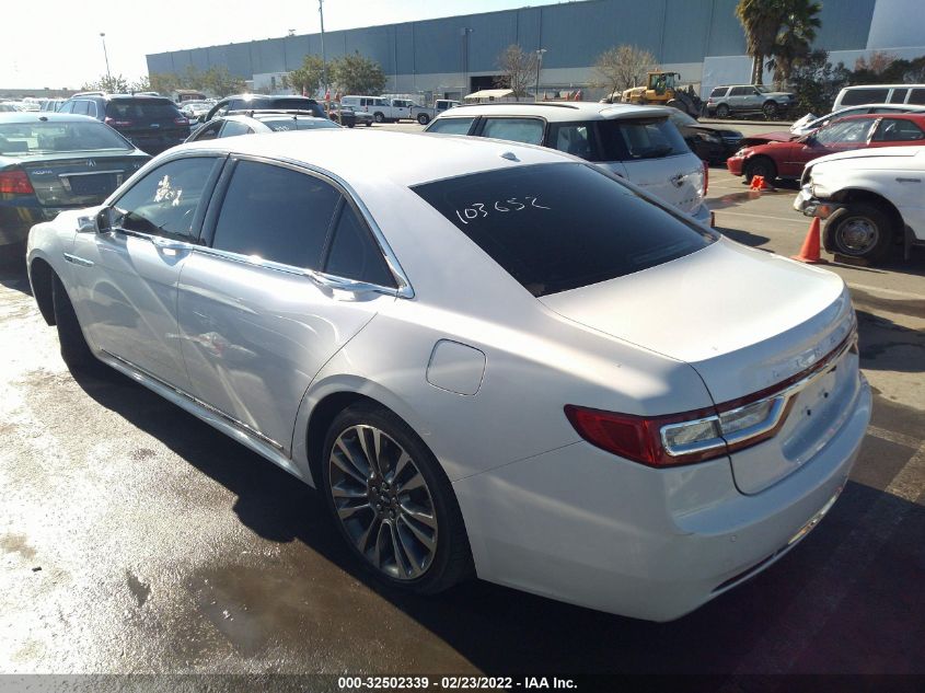 2017 LINCOLN CONTINENTAL SELECT 1LN6L9SK9H5611241