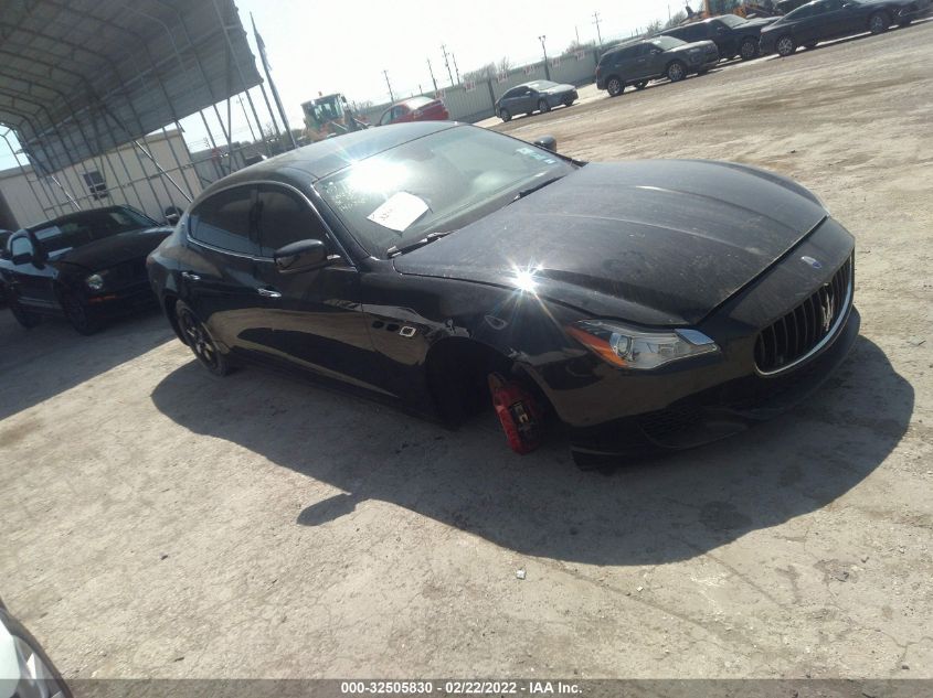 2015 MASERATI QUATTROPORTE S Q4 ZAM56RRA0F1140245