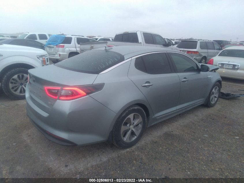 2016 KIA OPTIMA HYBRID KNAGM4AD1G5099577
