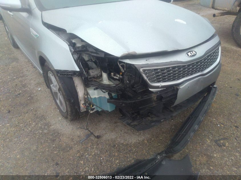2016 KIA OPTIMA HYBRID KNAGM4AD1G5099577