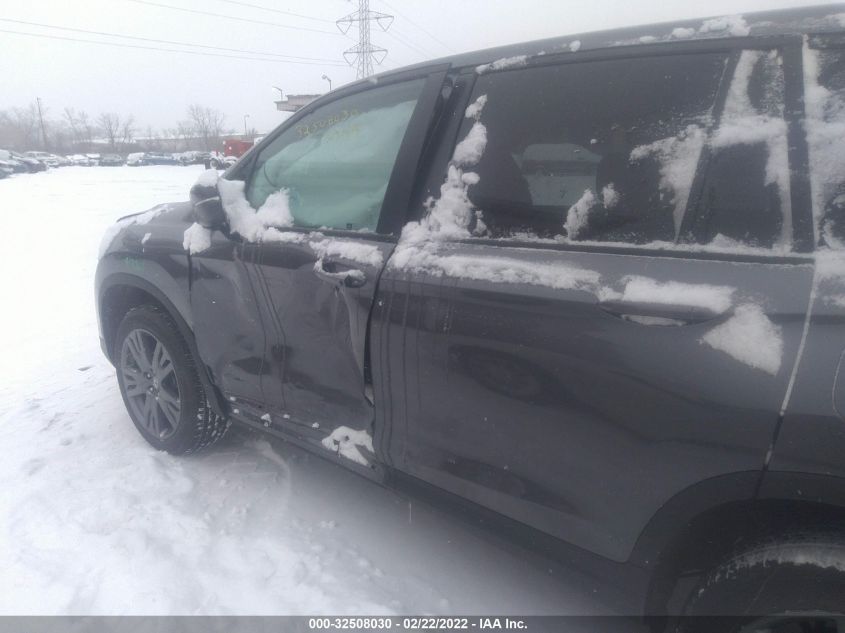 2021 HONDA PASSPORT EX-L 5FNYF8H5XMB033479