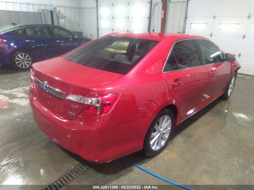 2013 TOYOTA CAMRY HYBRID XLE 4T1BD1FK8DU071663