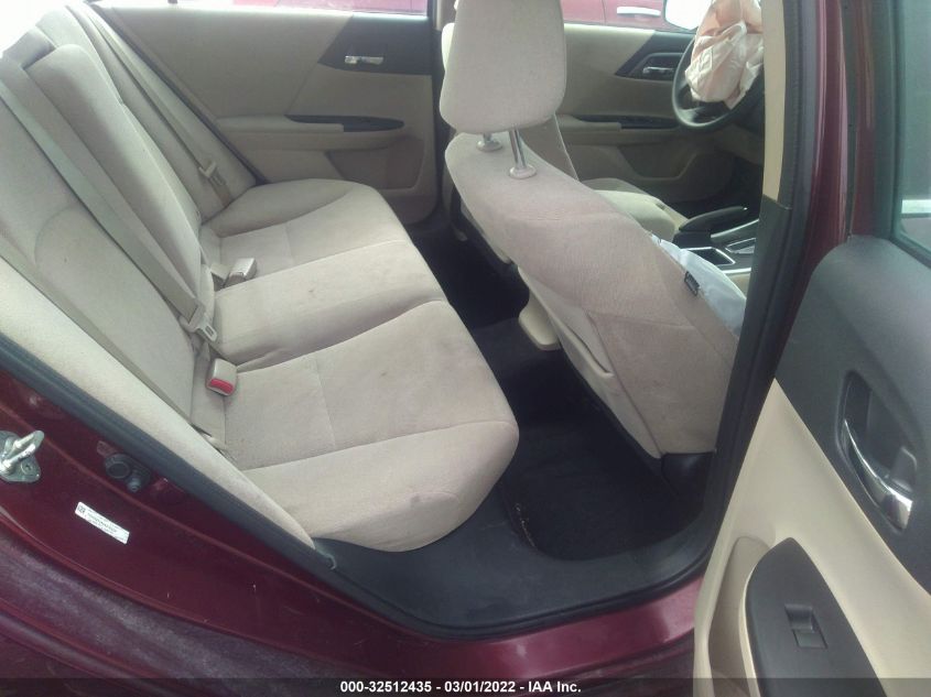 2013 HONDA ACCORD SDN LX 1HGCR2F34DA276909