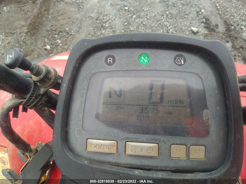 2001 HONDA TRX350 FE 478TE25481400G279