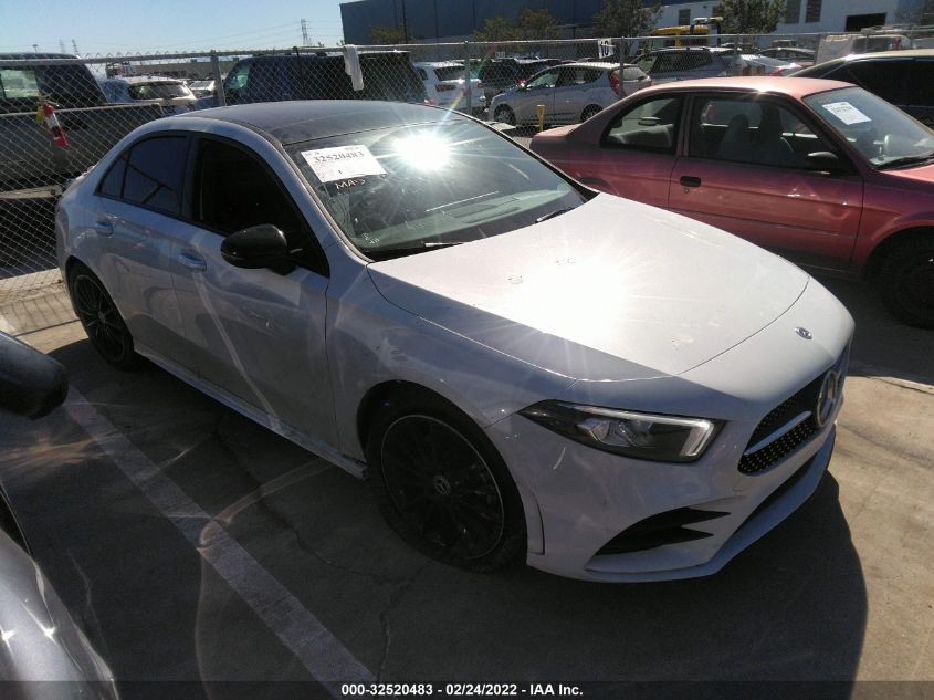 2020 MERCEDES-BENZ A-CLASS, VIN: W1K3G4EB2LJ233165