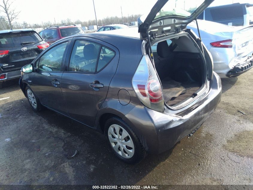 2013 TOYOTA PRIUS C ONE/TWO/THREE/FOUR JTDKDTB30D1533097