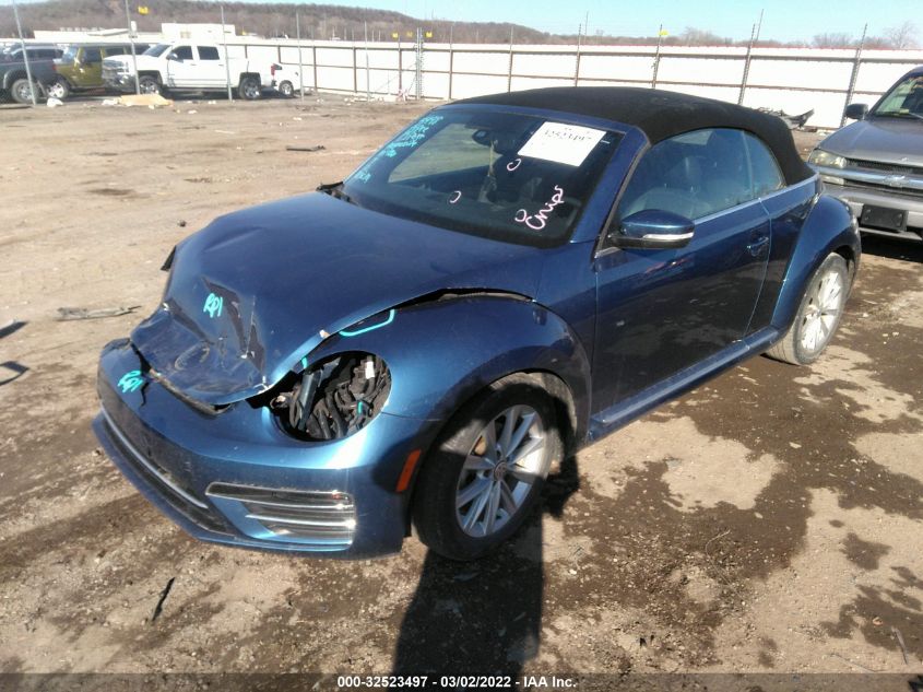 2019 VOLKSWAGEN BEETLE CONVERTIBLE S/SE 3VW5DAAT6KM501321