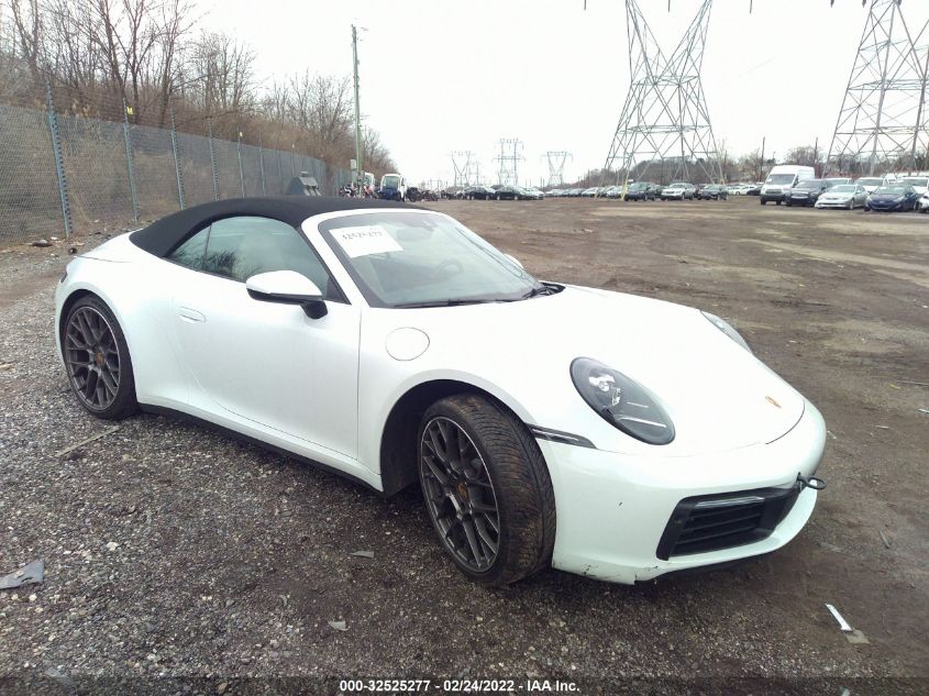 2021 PORSCHE 911, VIN: WP0CA2A9XMS239262