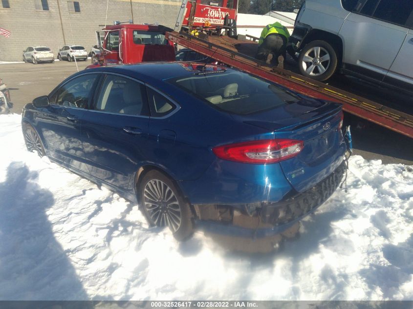 2017 FORD FUSION ENERGI TITANIUM 3FA6P0SU8HR255180