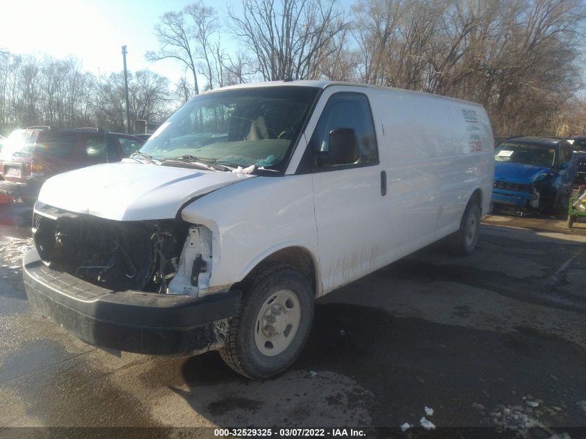 2014 CHEVROLET EXPRESS CARGO VAN 1GCWGGFA3E1152435
