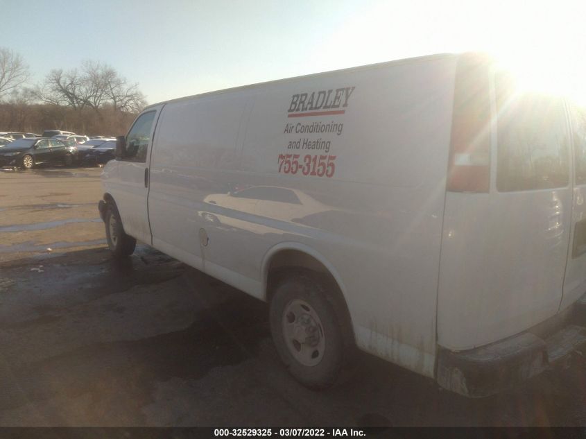 2014 CHEVROLET EXPRESS CARGO VAN 1GCWGGFA3E1152435