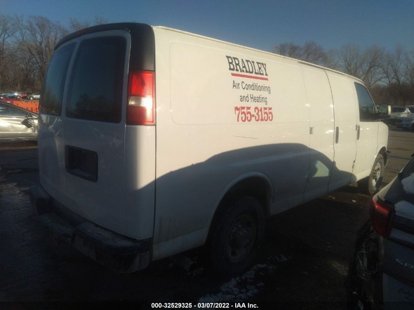 2014 CHEVROLET EXPRESS CARGO VAN 1GCWGGFA3E1152435