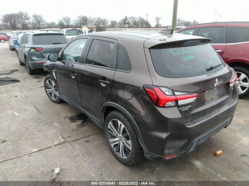 2021 MITSUBISHI OUTLANDER SPORT SE JA4APVAU0MU024709