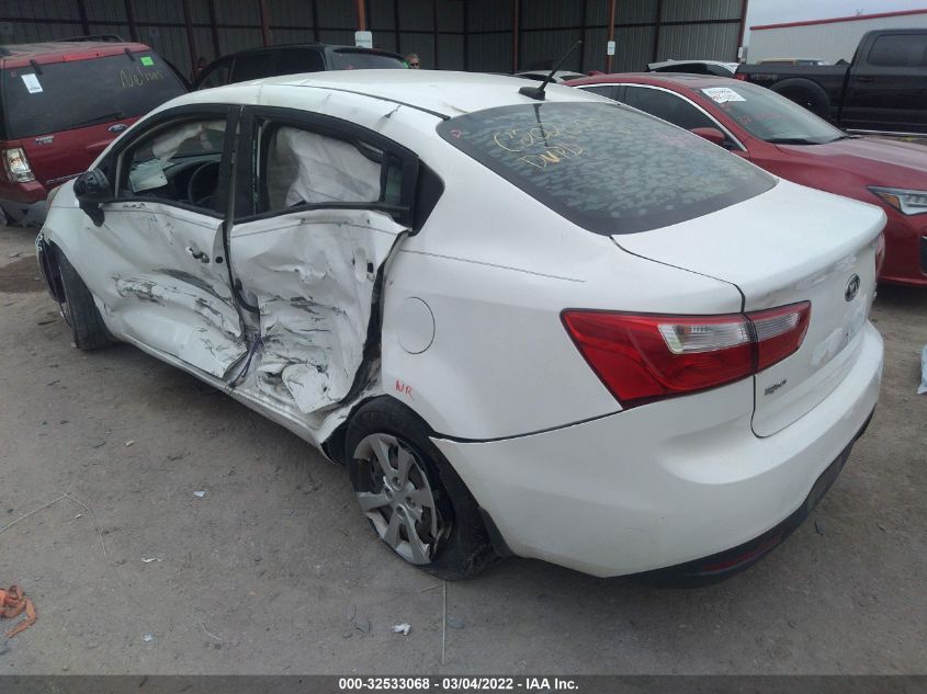 2015 KIA RIO LX KNADM4A33F6460388