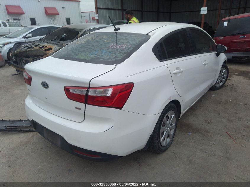 2015 KIA RIO LX KNADM4A33F6460388