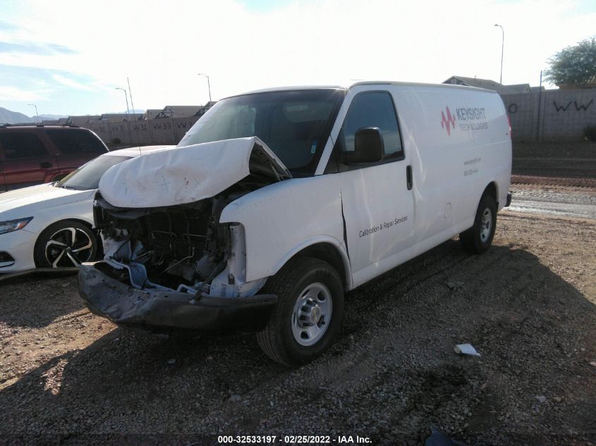 2013 CHEVROLET EXPRESS CARGO VAN 1GCWGFCA2D1136577