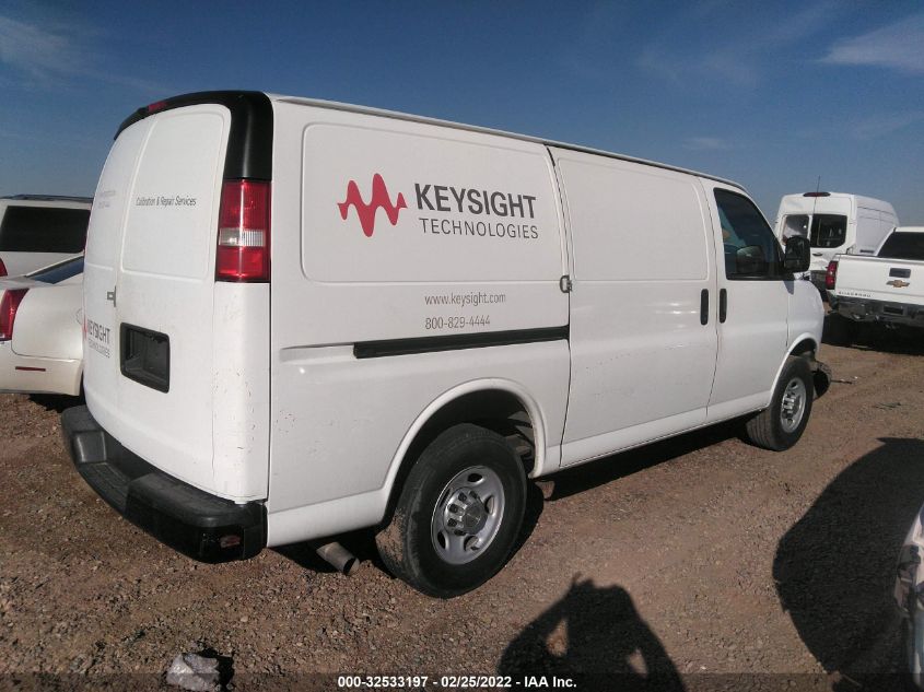 2013 CHEVROLET EXPRESS CARGO VAN 1GCWGFCA2D1136577