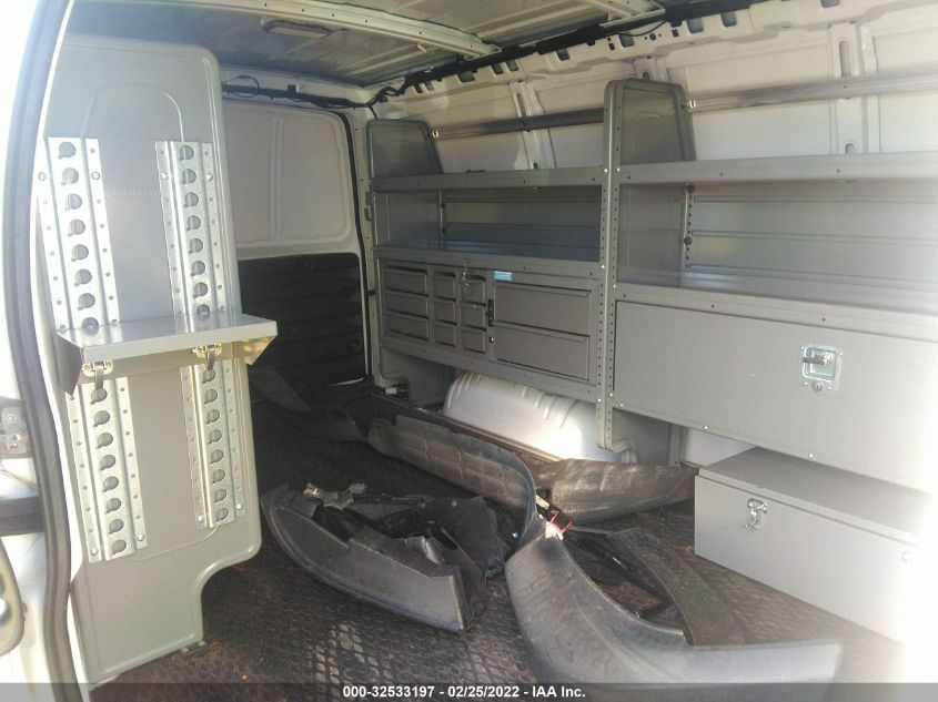 2013 CHEVROLET EXPRESS CARGO VAN 1GCWGFCA2D1136577
